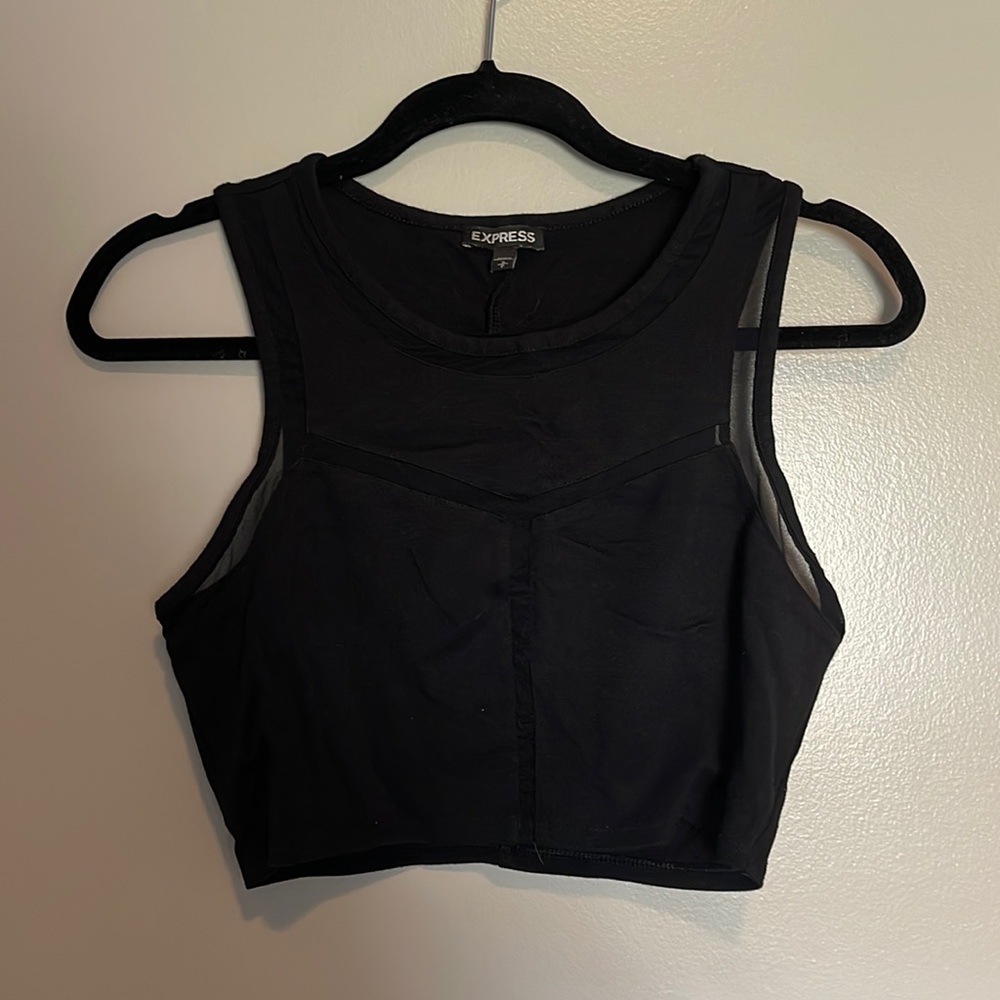 Express Mesh Crop Top